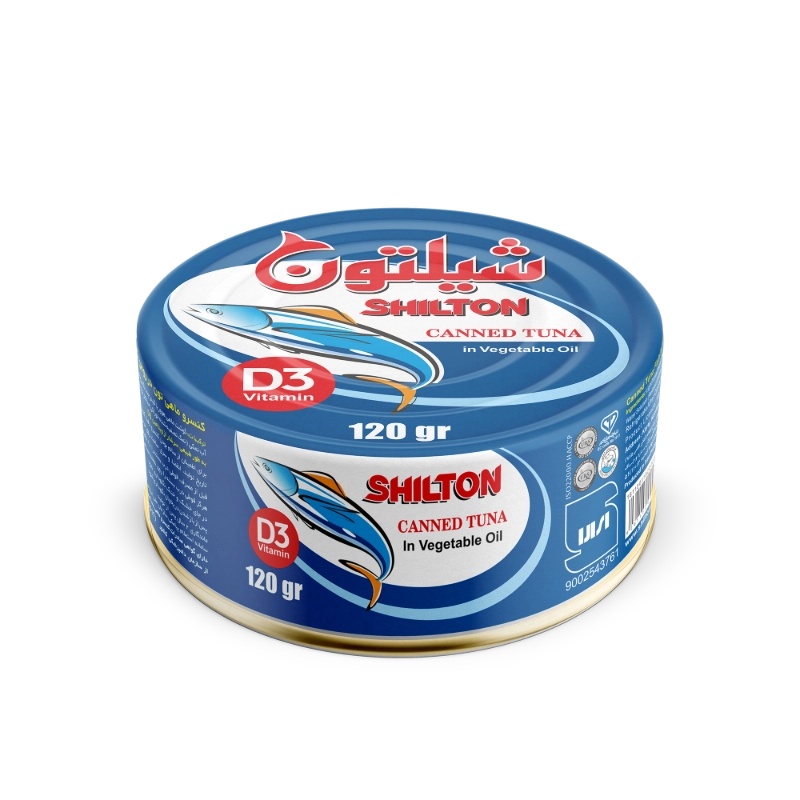 کنسرو ماهی تون در روغن گیاهی 120 گرم