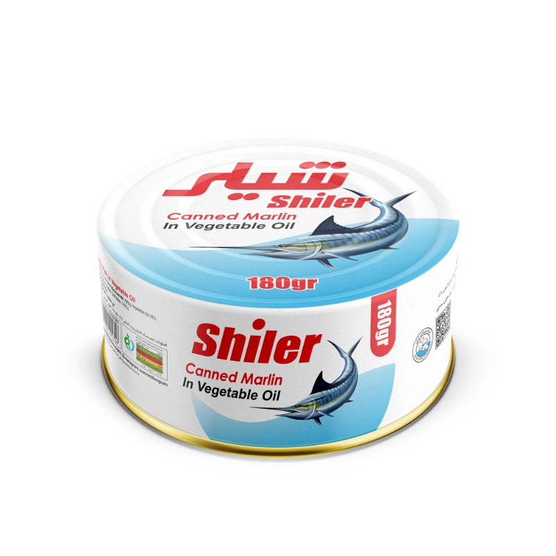 کنسرو ماهی مارلین در روغن گیاهی 180 گرم